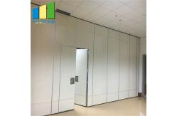 China Aluminum Profile Collapsible Folding Manual Movable Sliding Partition Walls For Hotel supplier
