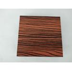 1.4 Thickness Flat Wood Finish Aluminium Profiles Strong Impact Resistance for sale