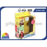 Custom Kids Toys / Dolls Counter Display Box With Clear Windows , Paper Gift Boxes for sale