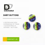 Rainbow Fancy Dress Shirt Buttons Abundant Designs For Clothing Industry for sale