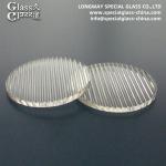 Customized Linear Flat Glass Lens From Borosilicate Glass 3.3 Frosting Available
