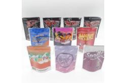 China CPP PET Flat Bottom Plastic Bags 110 Mircons Resealable Food Pouches supplier