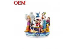 China custom Light Up Water Globe OEM Movie Princess Snow Globe Toys With Music supplier