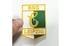 China Wholesale Custom Heat Press Flocking White Label Ironing Vinyl Club Embroidered Patch supplier