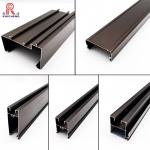 6063 Grade Aluminum Window Channel Extrusion PVDF Painted T3 Temper