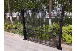 China 4.0mm Pe Coated Custom Gabion Wall 6ft Height With H Shape Post supplier