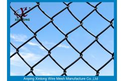 China Dark Green Chain Link Fence Applied Private Grounds / Transit / Road supplier