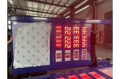 China Completely Gas Price Sign 8'' Digit Height With Foothold And LOGO supplier