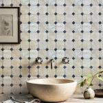 300X300mm Non Slip Floor Tiles Natural Cave Stone Mosaic Clem Stone Hotel Do Old Octagon for sale