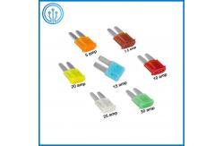 China 15 Amp Car Micro2 32 Volt Subminiature Auto Blade Fuses Tan Holder supplier