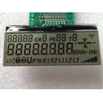 17 Digits 7 Segment Custom Lcd Module , Metal Pin Transflective Lcd Display Cog I2C Serial Energy Meter for sale