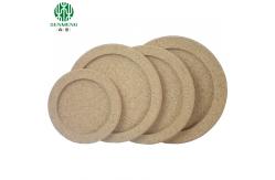 China Personalized Round Cork Placemats Trivets Antiskid Good Resilience supplier