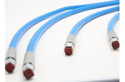 China Red Jacket Flexible High Pressure Test Hose With Wires / Fibers Reinforcement supplier