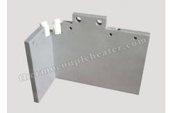 China Plastics Processing L Shaped Square Cast In Barrel Heaters With Nickel Chrome Wire supplier