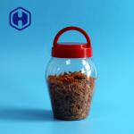 Canned Food Packaging Plastic Pickle Jars 590ml Screw Top Lids Customized Shape for sale