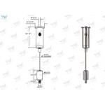 Durable LED Panel Suspension Kit Adjustable Wire Length For Hanging System