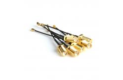China 6 Inch WiFi U.FL To SMA Female Pigtail Antenna Cable supplier