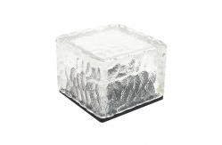 China Glass Brick Solar Power Lights With Auto Intensity Control Set Of 3 supplier