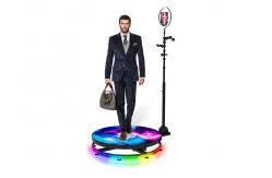 China Slow Motion Spinning 360 Photo Booth Portable Automatic 360 Spinning Booth supplier