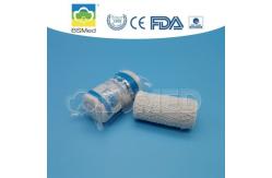 China Reverse Eab Elastic First Aid Crepe Bandages Cotton Material For Surgical Dressing supplier