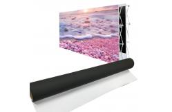 China Flame retardant Black backdrop fabric roll 260gsm for digital printing supplier