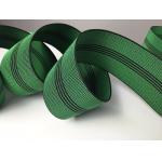 3 Inch Sofa Elastic Webbing High Tenacity Band Green With 4 Black Lines