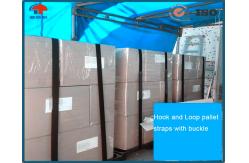 China Reusable Cargo Straps Hook & Loop Strap For Palletise Cargo Operation supplier