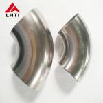 Pickling Surface Pure Titanium Elbow 45 Degree / 90 Degree Titanium Pipe Elbow for sale