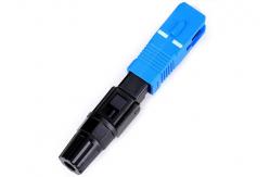 China SC UPC Optic Fiber FTTH Fast Connector Single Mode Connector supplier