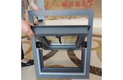 China Pivot Vinyl Aluminum Hopper Windows Basement Residential Middle Hung supplier