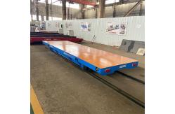 China Steel Plant Using 10 Tons Battery Powered Rail Transfer Trolley supplier