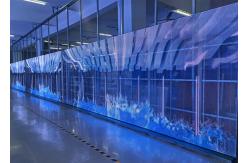 China P3 Indoor Suspended LED Display With Boom, Transparent Rental LED Screen supplier