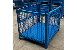 China RAL Galvanised 1500KG Stackable Collapsible Wire Container supplier
