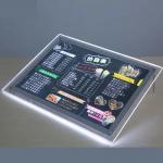 A3 A4 Hanging Real Estate Hanging Led Frame Led Crystal Led Lightbox