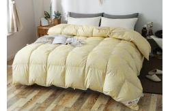 China 100% Cotton Twin Size 70% Single Duck Feather Duvet supplier