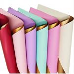 Light Luxury Series DIY Handcrafted Material with Waterproof Rose Flower Wrapping Paper in Many Colors and Pearlized Film for sale
