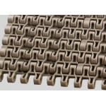 47% - 55% Open Area Flat Spiral Plastic Conveyor Wire Mesh Belt  Withstands Temperature for sale