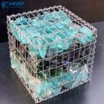 Hot Dipped Galvanized Gabion Wall Construction With Welded Reinforcing Mesh for sale