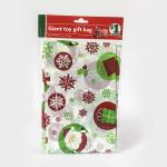 Custom LDPE 65*80cm Plastic Gift Wrap Bags With Drawstring