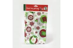 China Custom LDPE 65*80cm Plastic Gift Wrap Bags With Drawstring supplier