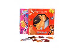 China Custom Cardboard DIY Puzzle Book Hot Stamping For Kids supplier