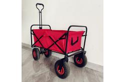 China Customizable Logo Folding Wagon Cart Heavy Duty 80kg Load Capacity supplier