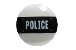 China Round Transparant Police Anti Riot Shield with diameter of 530mm supplier