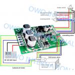 Overload Protection Brushless DC Motor Driver Board Pure Hardware Built Circuit