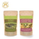 Customizable Dry Fruit Packaging Bags Food Grade Kraft Paper With Zipper for sale