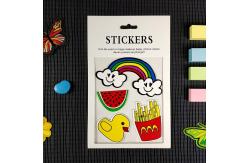 China PU 3D Custom Waterproof Stickers Repeated Pasting Die Cut Vinyl Stickers supplier