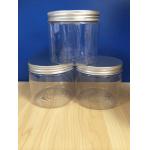 500ml ODM Labeling Clear Plastic Cylinder Food Grade Canned Tubes