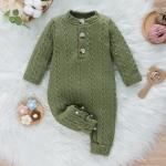 Children'S Knitted Newborn Jumpsuits For Spring Winter Autumn