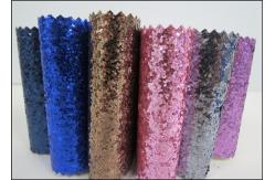 China Fancy Spandex Chunky Glitter Fabric 54 Width For Shoes And Hair Bow supplier