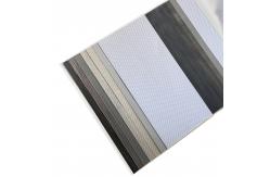 China Window Shade Motor Semi Blackout 100 Polyester Day And Night Zebra Fabric supplier